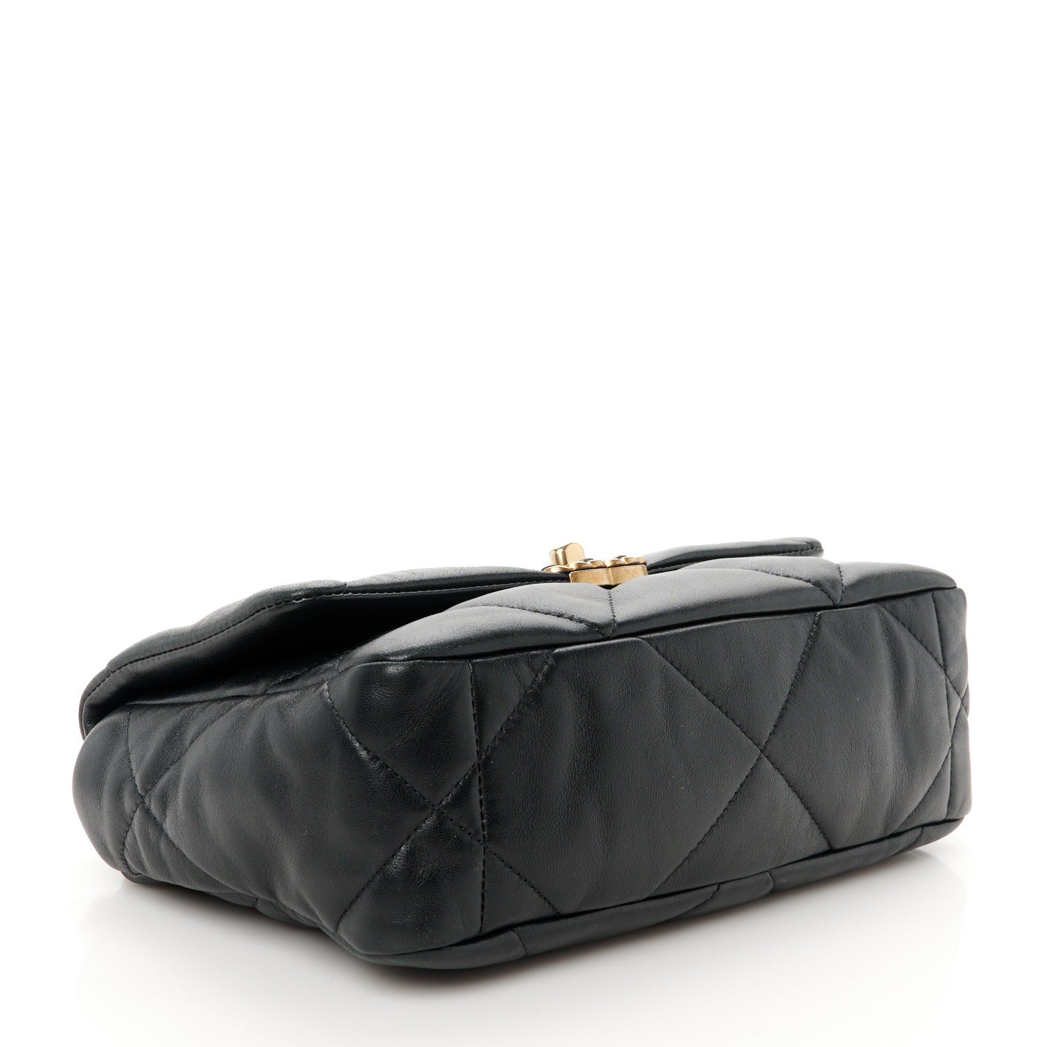 Chanel Lambskin Quilted Medium Chanel 19 Flap Black 4 of 11