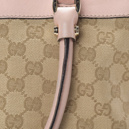 Gucci Monogram D Gold Ring Tote Pink 13 of 17