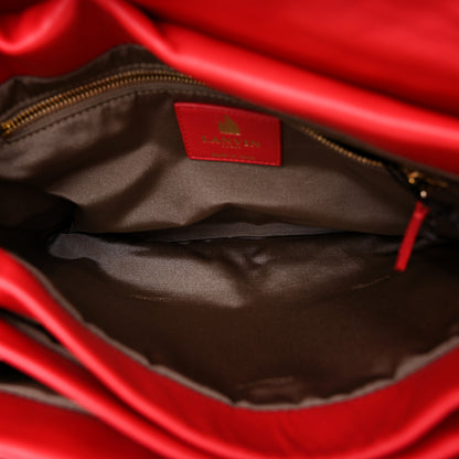 Lanvin Lambskin Quilted Medium Sugar Flap Shoulder Bag Raspberry 5 of 10