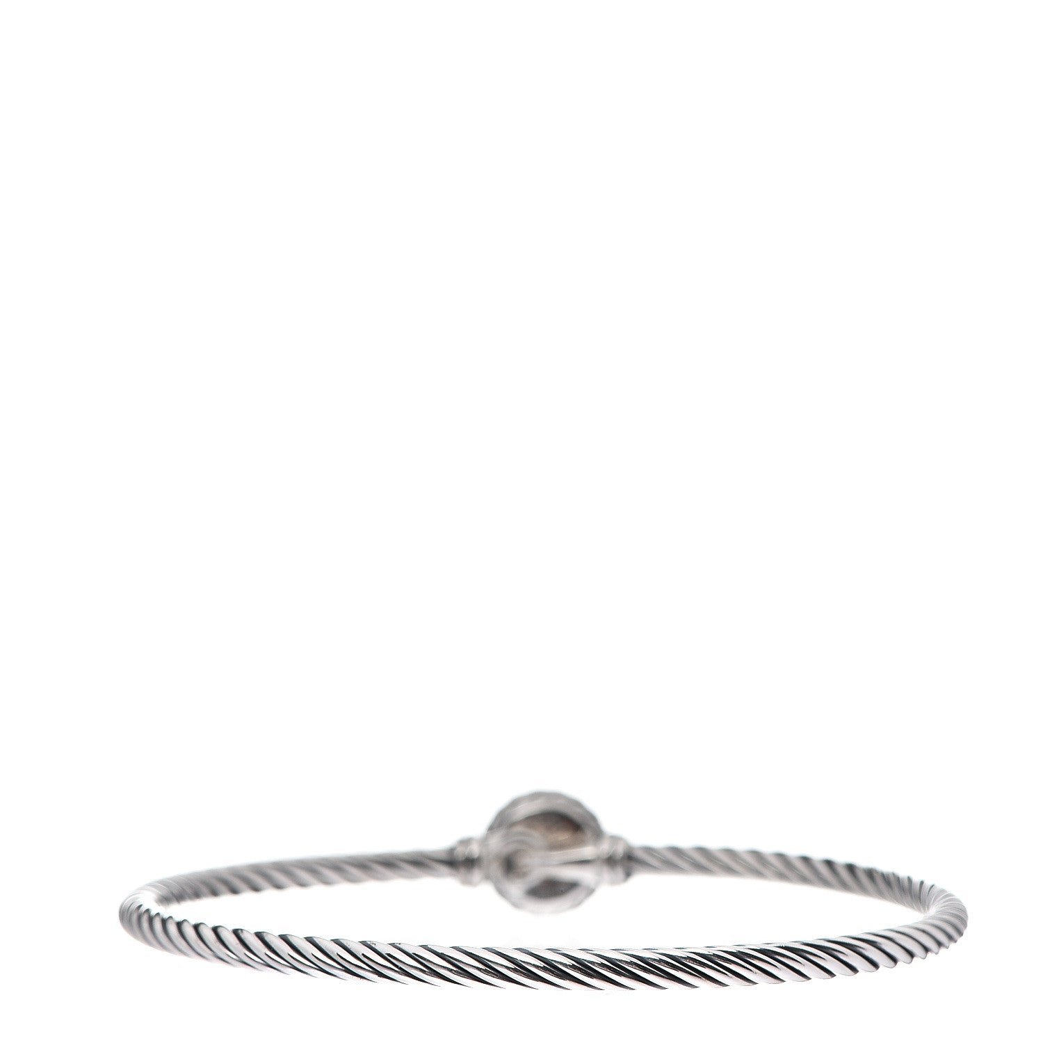 David Yurman Sterling Silver Citrine 3mm Chatelaine Bracelet 2 of 3