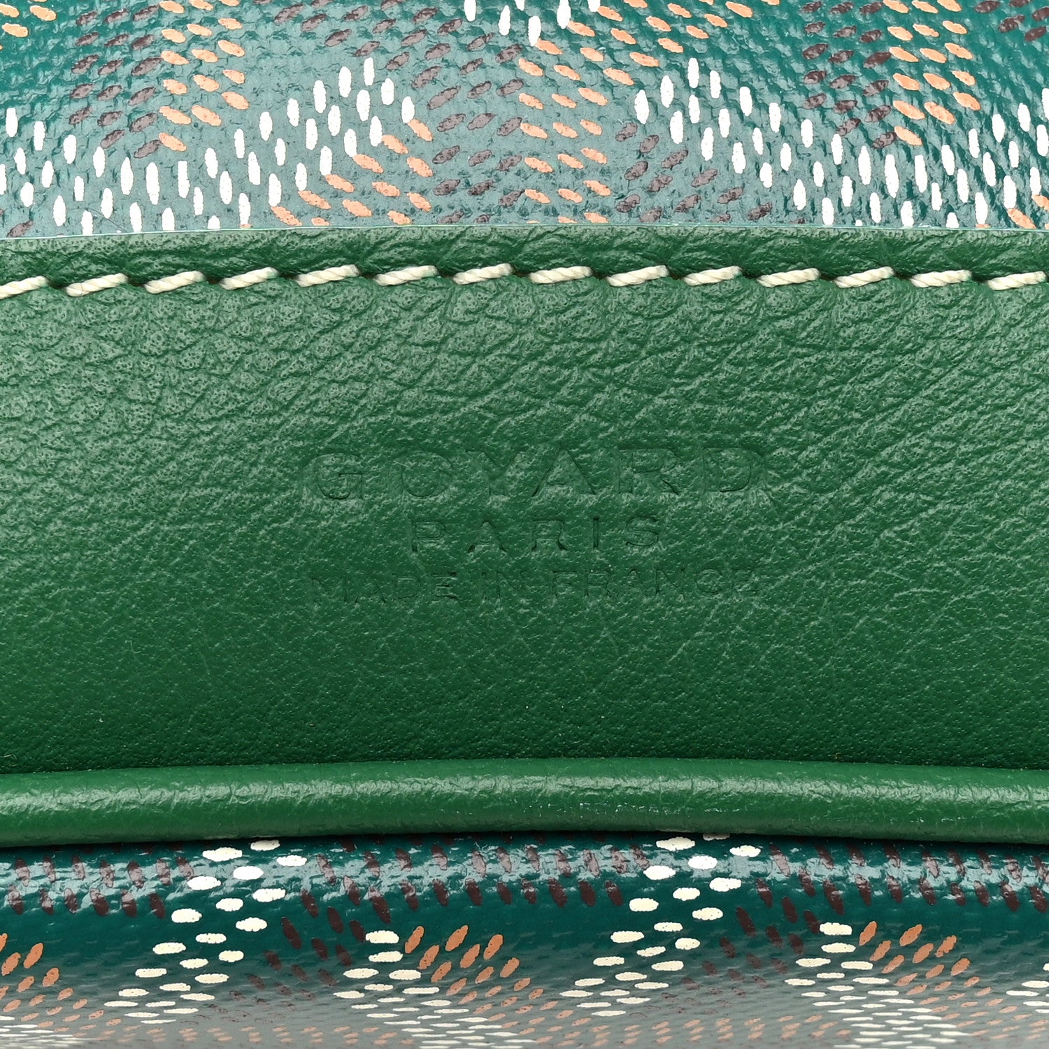 Goyard Goyardine Petit Flot Bucket Bag PM Green 6 of 9