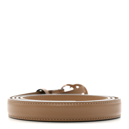 Gucci Azalea Calfskin Enamel Monochrome Double G 20mm Belt 110 44 Camelia 2 of 5