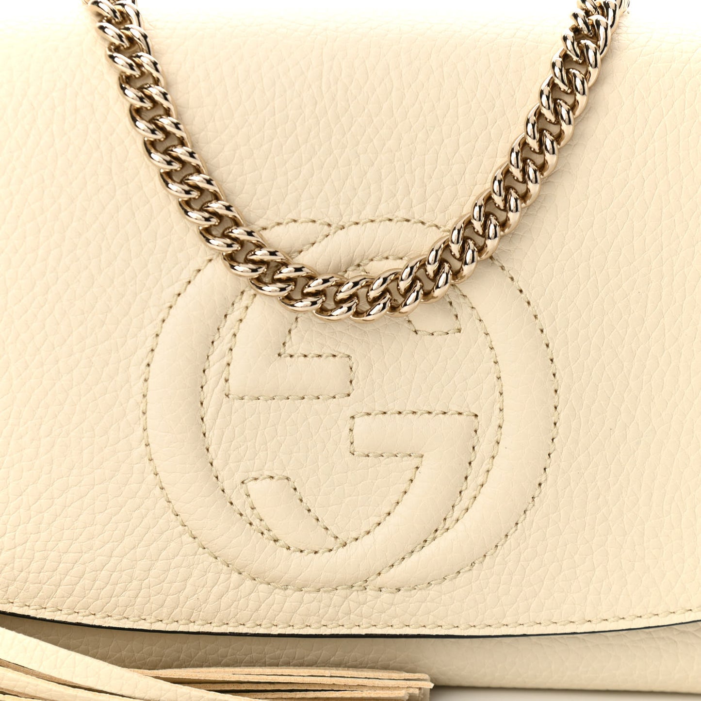 Cellarius Calfskin Medium Soho Flap Crossbody Ivoire