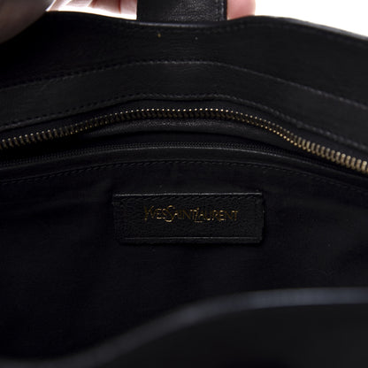 Saint Laurent Sheepskin Small Cabas ChYc Black 8 of 14