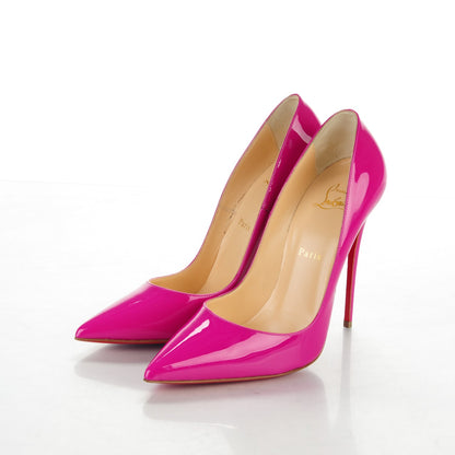 Christian Louboutin Patent So Kate 120 Pumps 40 Rose Indien 3 of 6