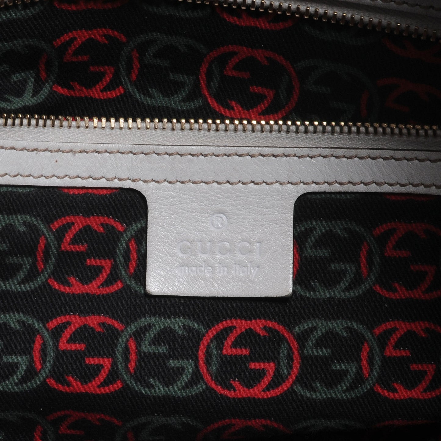 Leather Britt Large Boston White