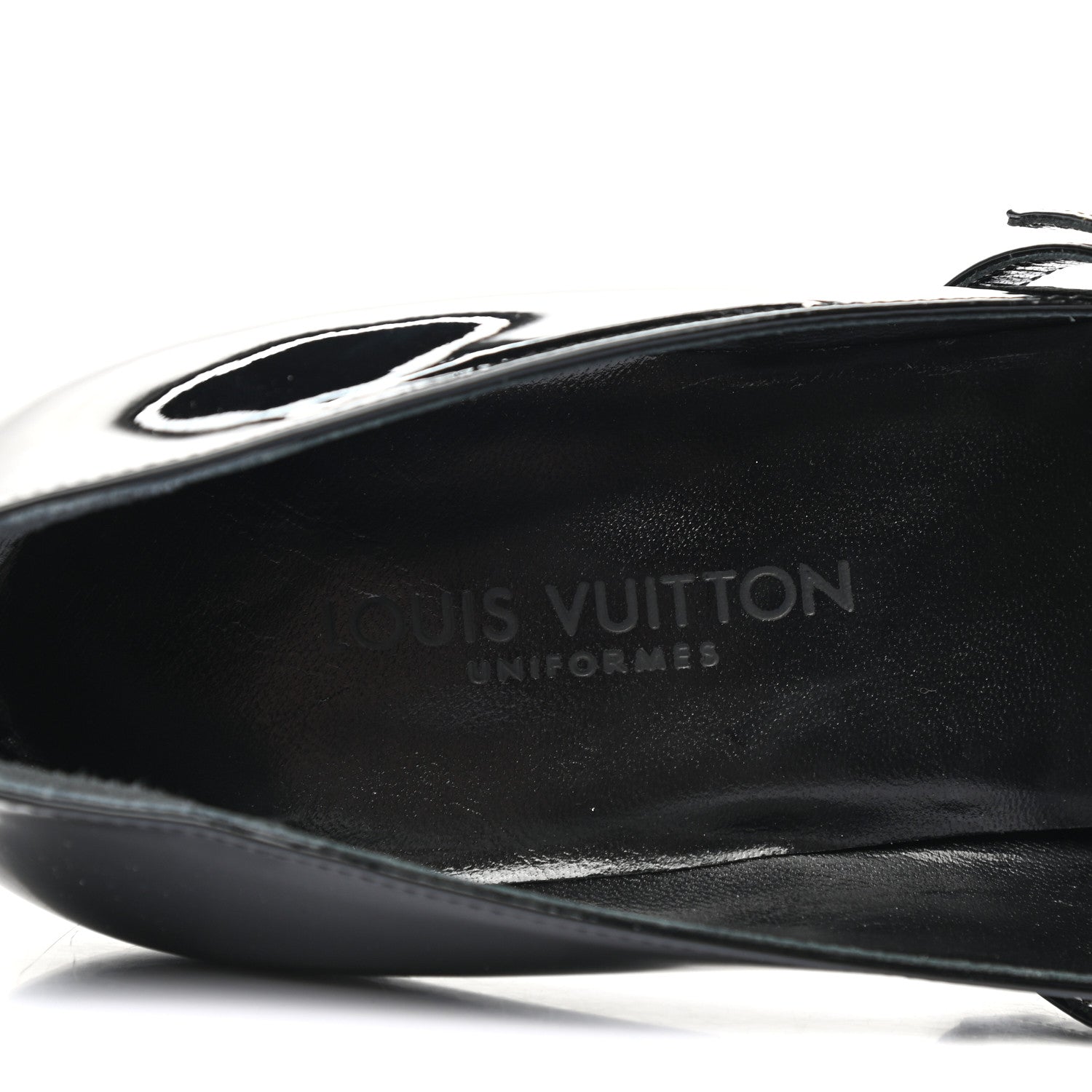 Louis Vuitton Patent Uniformes Silhouette 40mm Pumps 36.5 Black 13 of 15