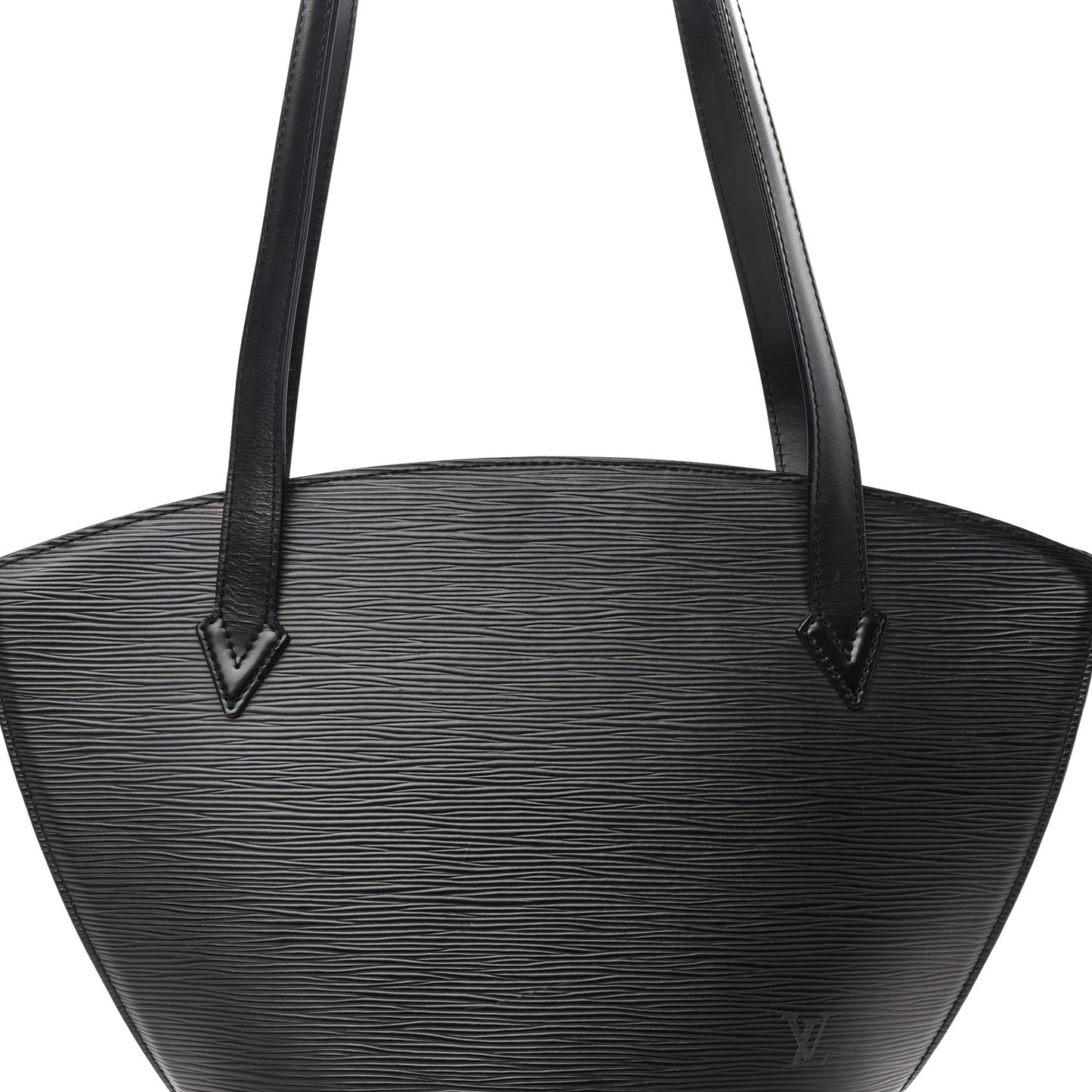 Epi Saint Jacques PM Long Straps Black