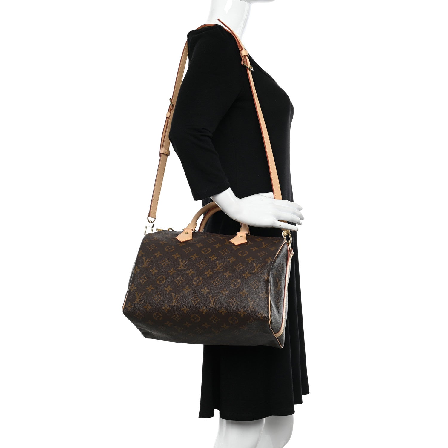 Louis Vuitton Monogram Speedy Bandouliere 30 2 of 9