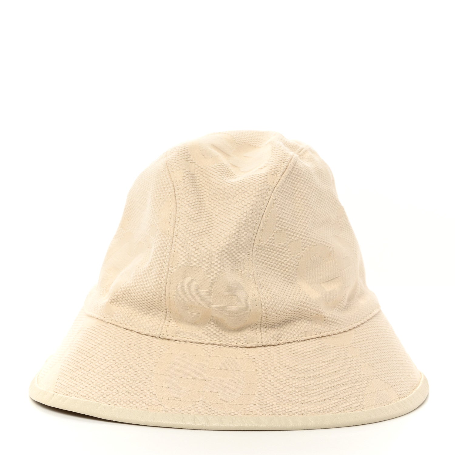 Gucci Monogram Jumbo GG Mosteria Bucket Hat L Beige 6 of 10