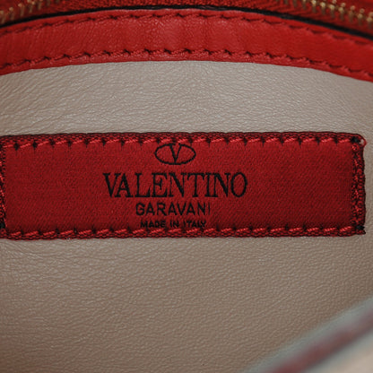 Valentino Garavani Nappa Rockstud Wristlet Clutch Rosso Valentino 6 of 9