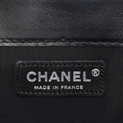 Chanel Calfskin Enchained Medium Boy Flap Black 6 of 9