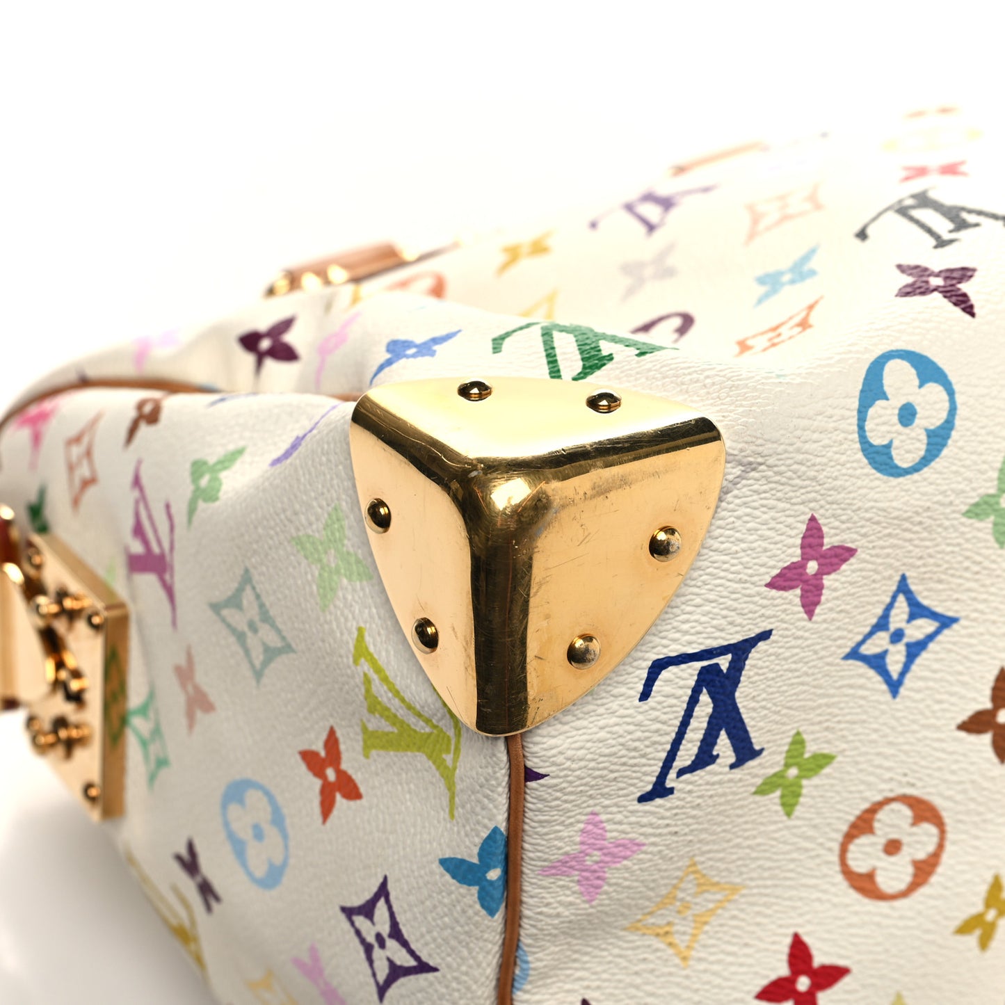 Monogram Multicolor Speedy 30 White
