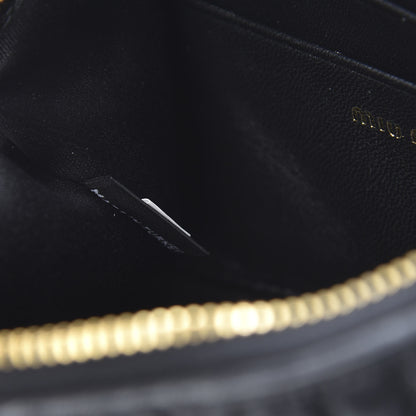 Miu Miu Nappa Matelasse Lux Pouch Nero Black 7 of 9