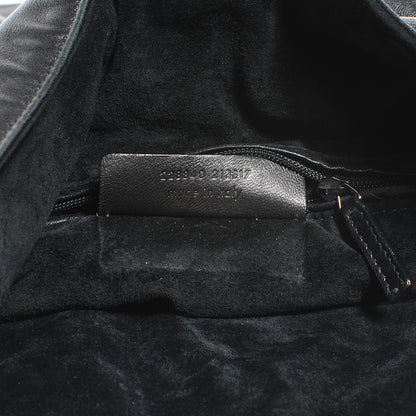 Saint Laurent Leather Large Roady Covered Chain Hobo Black 7 of 8
