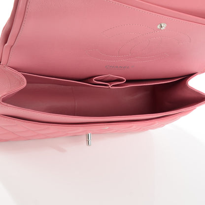 Chanel Lambskin Quilted Jumbo Double Flap Pink 5 of 8