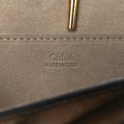 Chloe Suede Calfskin Quilted Drew Bijou Shoulder Bag Nut 6 of 13
