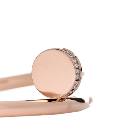 Cartier 18K Pink Gold Diamond Juste Un Clou Bracelet 15 3 of 4