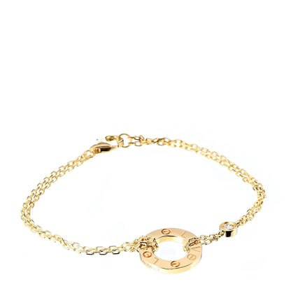 Cartier 18K Yellow Gold Diamond LOVE Bracelet 1 of 6