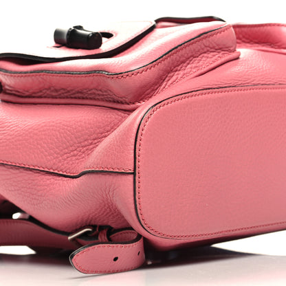 Gucci Cellarius Calfskin Medium Bamboo Backpack Glossy Pink 9 of 12