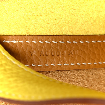 Hermes Taurillon Clemence Casaque Picotin Lock 18 PM Lime Sesame 7 of 10