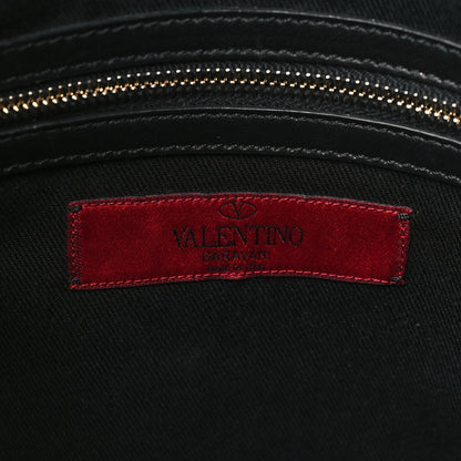 Valentino Garavani Vitello Small Rockstud Hobo Black 6 of 10