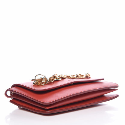 Chloe Calfskin Drew Bijou Clutch Earthy Red 4 of 11