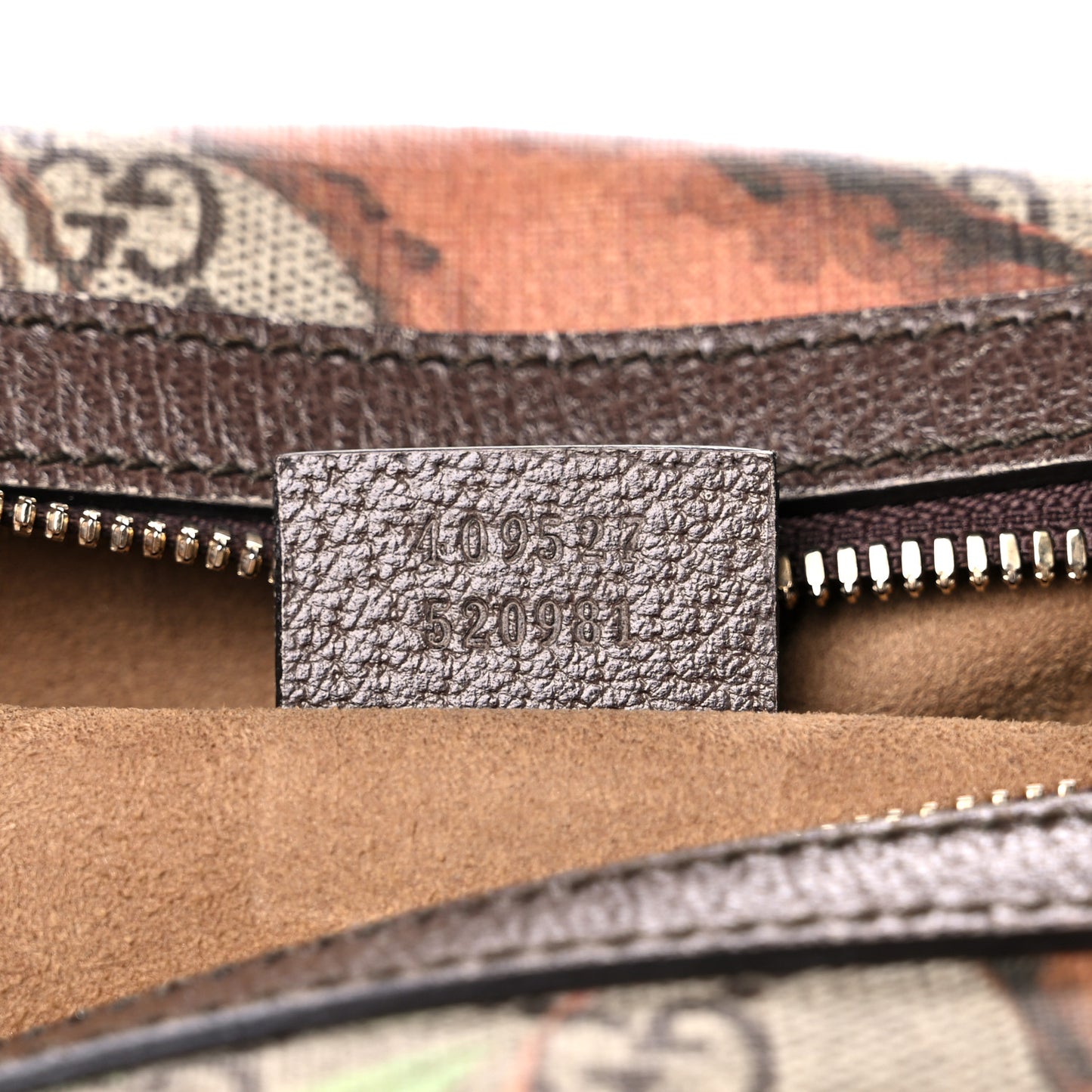 GG Supreme Monogram Tian Medium Boston Beige Multicolor New Acero