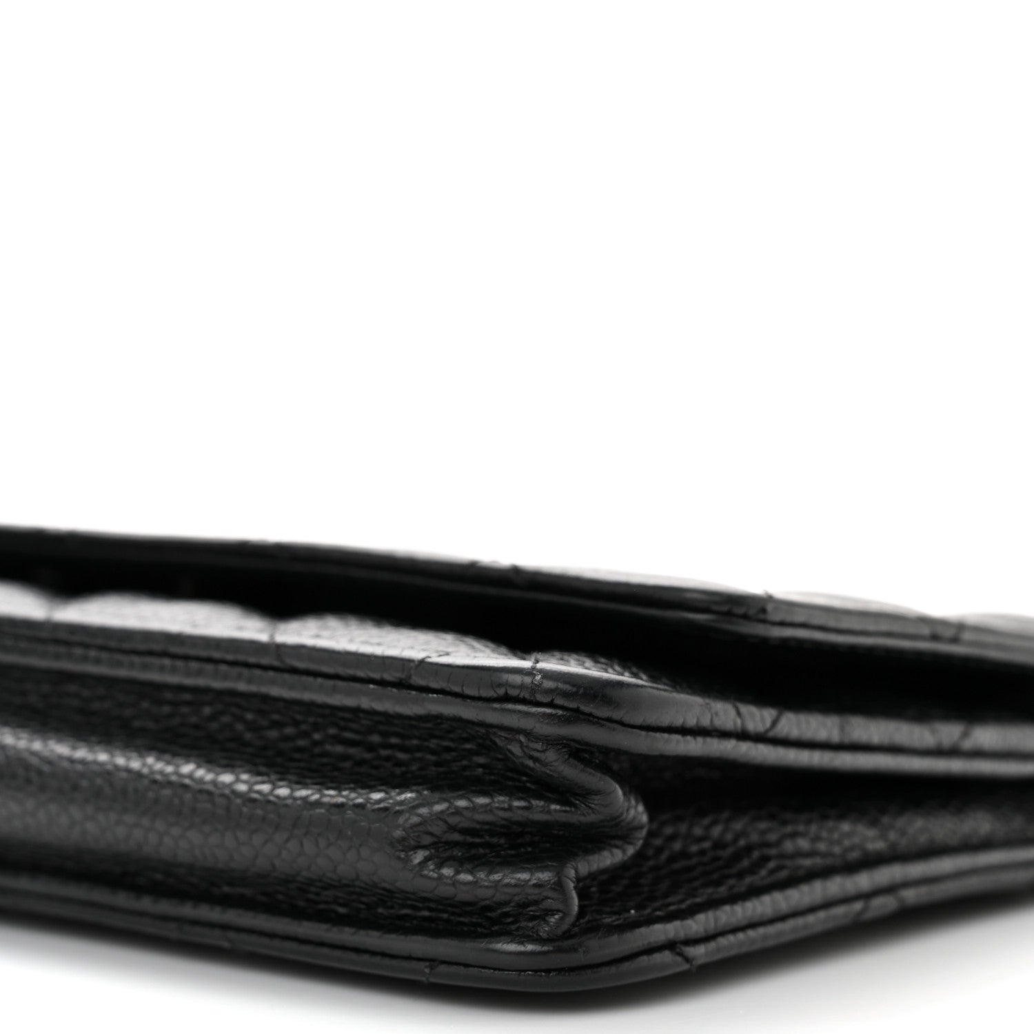 Chanel Caviar Quilted Wallet On Chain WOC Black 11 of 12