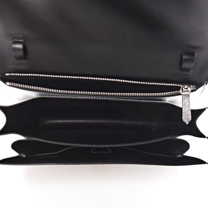 Celine Laminated Lambskin Medium Classic Box Flap Bag Silver 5 of 19