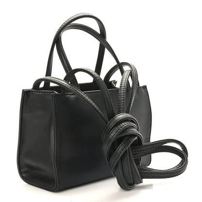 Telfar Vegan Leather Small Shopping Bag Black 3 of 8