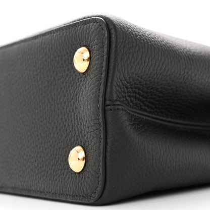 Louis Vuitton Taurillon Capucines PM Black Arizona 9 of 11
