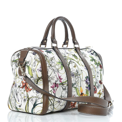 Gucci Canvas Flora Infinity Medium Joy Boston White Multicolor Acero 3 of 13