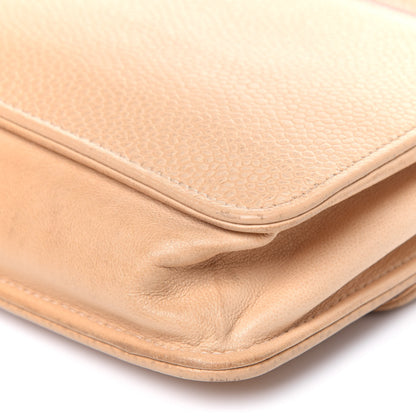 Chanel Caviar Timeless CC Wallet on Chain WOC Beige 19 of 22