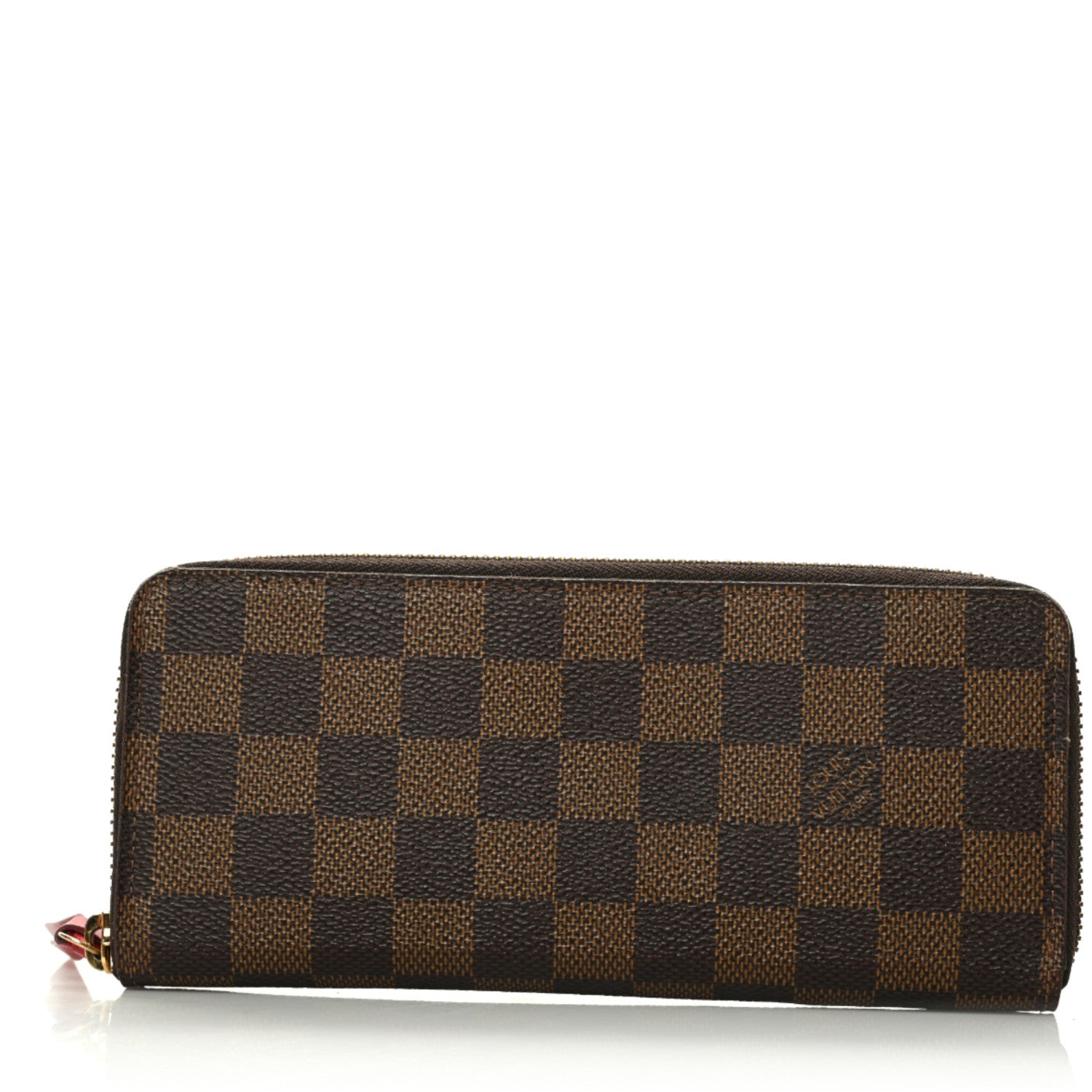 Louis Vuitton Damier Ebene Clemence Wallet Cherry 1 of 7