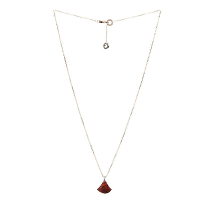 Bulgari 18K Rose Gold Diamond Carnelian Divas' Dream Pendant Necklace 3 of 6