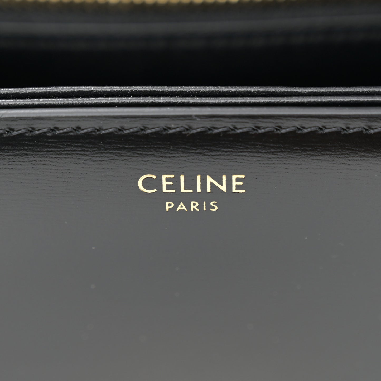 Shiny Calfskin Teen Triomphe Black