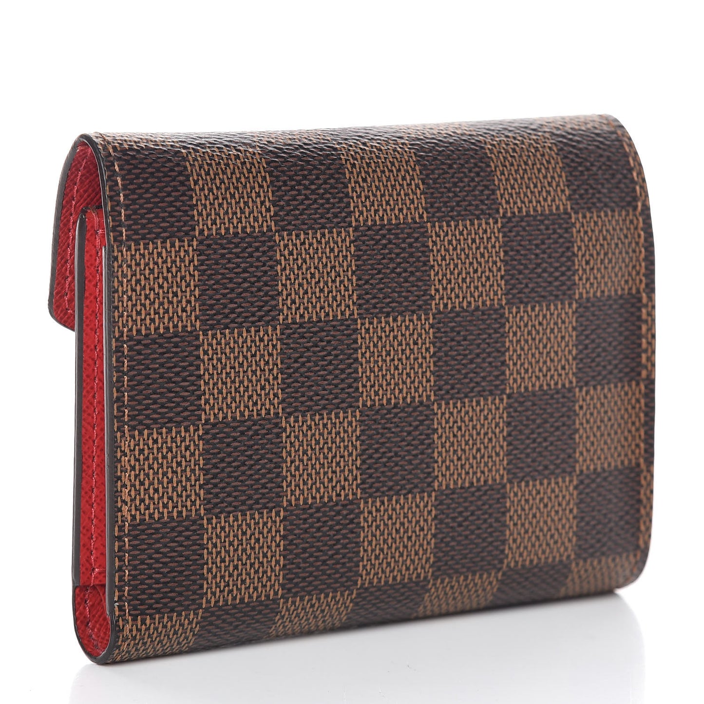 Damier Ebene Victorine Wallet Red