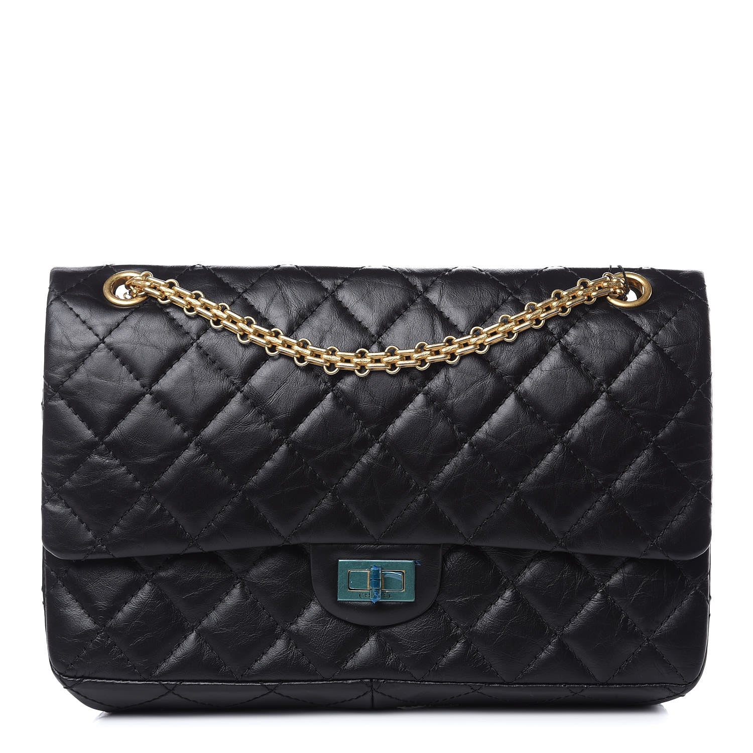 Chanel Aged Calfskin Quilted 2.55 Reissue 226 Flap Black 1 of 7