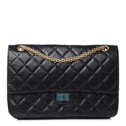 Chanel Aged Calfskin Quilted 2.55 Reissue 226 Flap Black 1 of 7