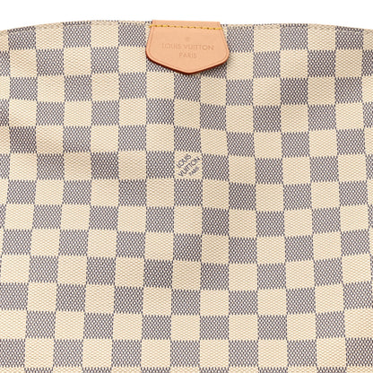 Louis Vuitton Damier Azur Graceful MM Rose Ballerine 8 of 10