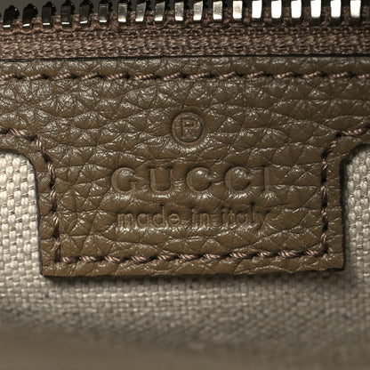 Gucci Piuma Calfskin Jumbo GG Embossed Large Duffle Bag Good Taupe 6 of 12