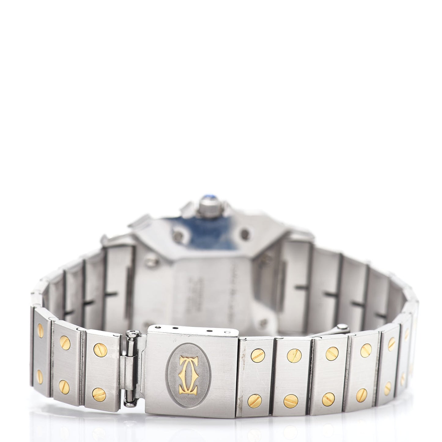 Stainless Steel 18K Yellow Gold 29mm Santos De Cartier Galbee Automatic Watch