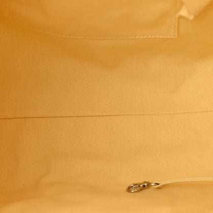 Chanel Woven Straw Raffia Large Deauville Tote Light Yellow 4 of 9