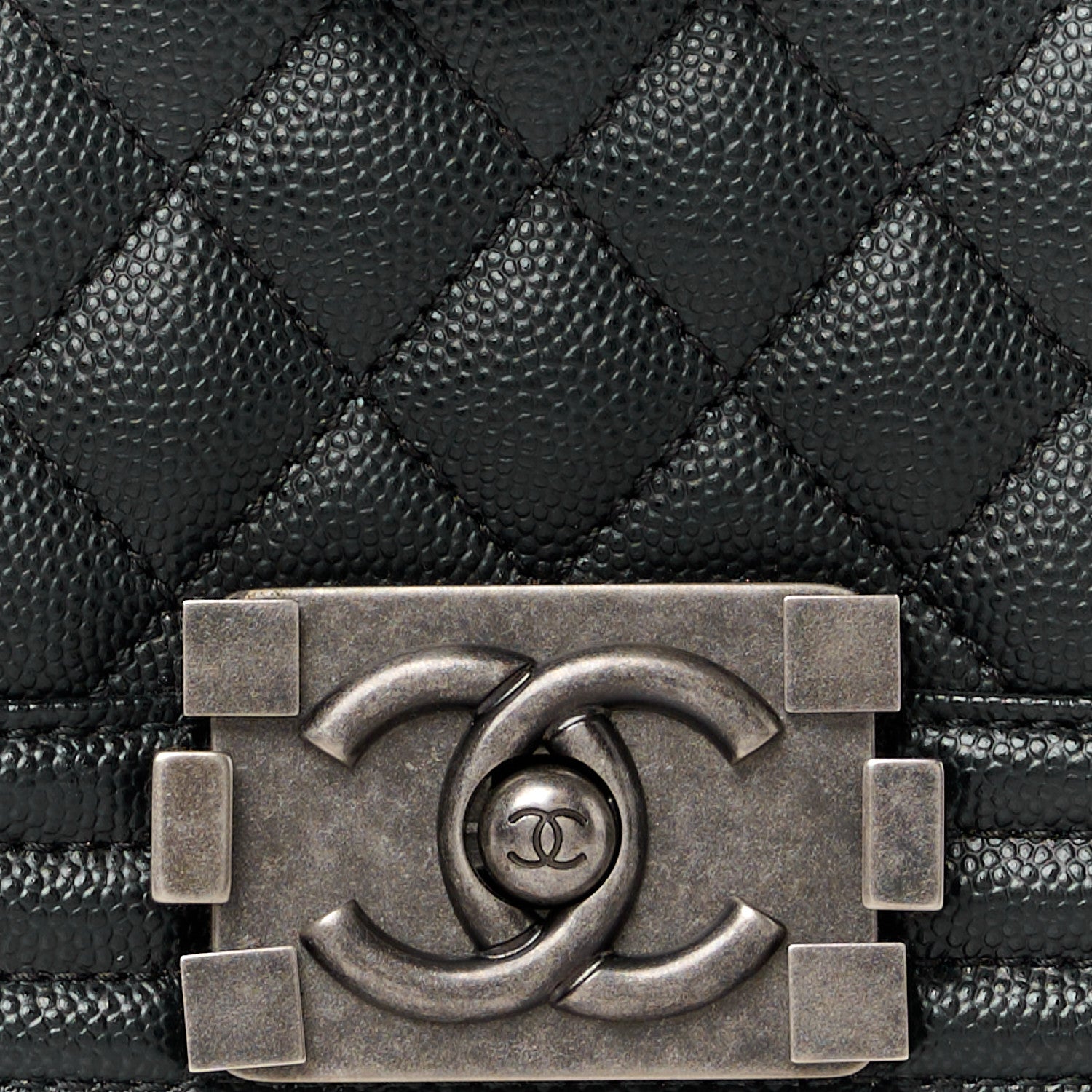 Chanel Caviar Quilted Small Boy Flap Black 8 of 10
