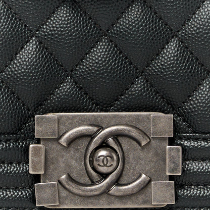 Chanel Caviar Quilted Small Boy Flap Black 8 of 10