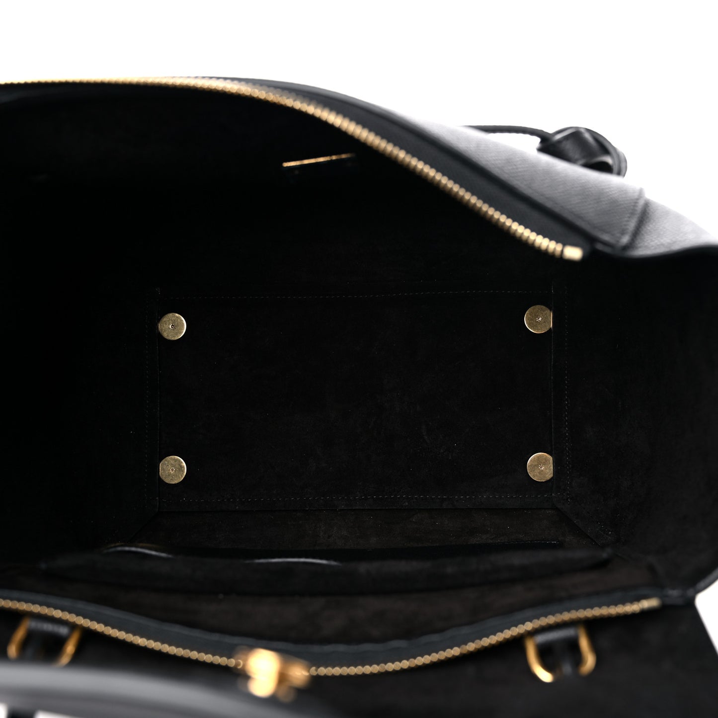 Grained Calfskin Mini Belt Bag Black