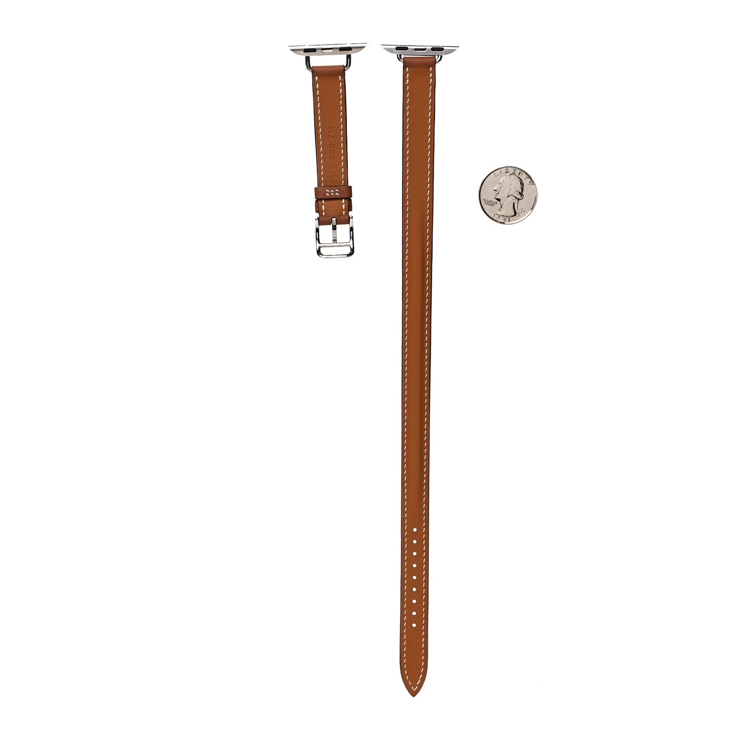 Hermes Swift Apple Watch Double Tour Strap Gold 2 of 4