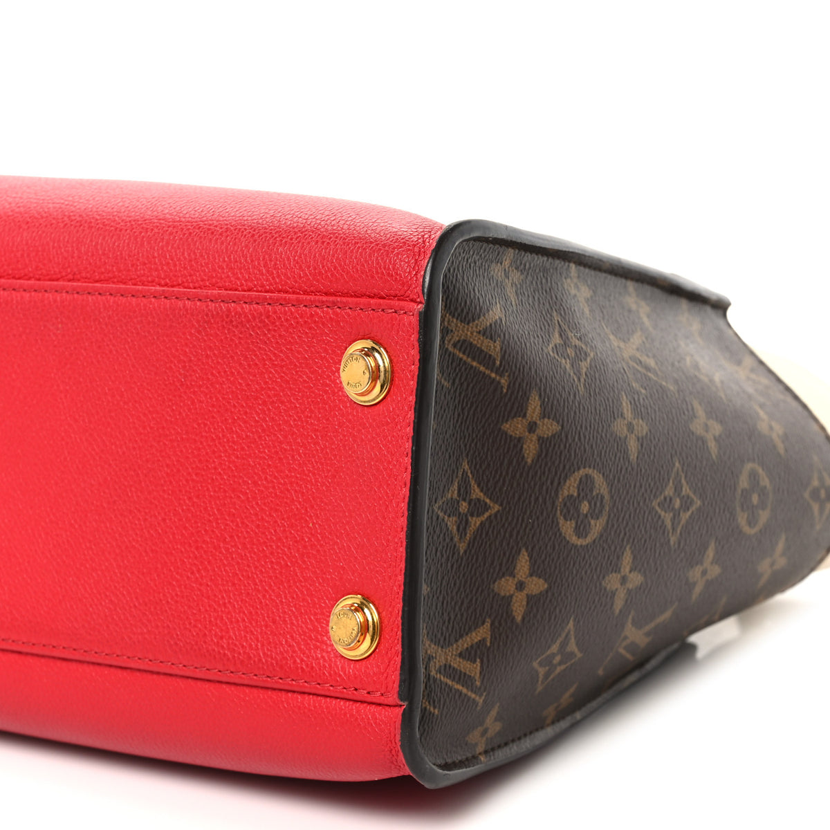 Calfskin Monogram On My Side Pirate Red