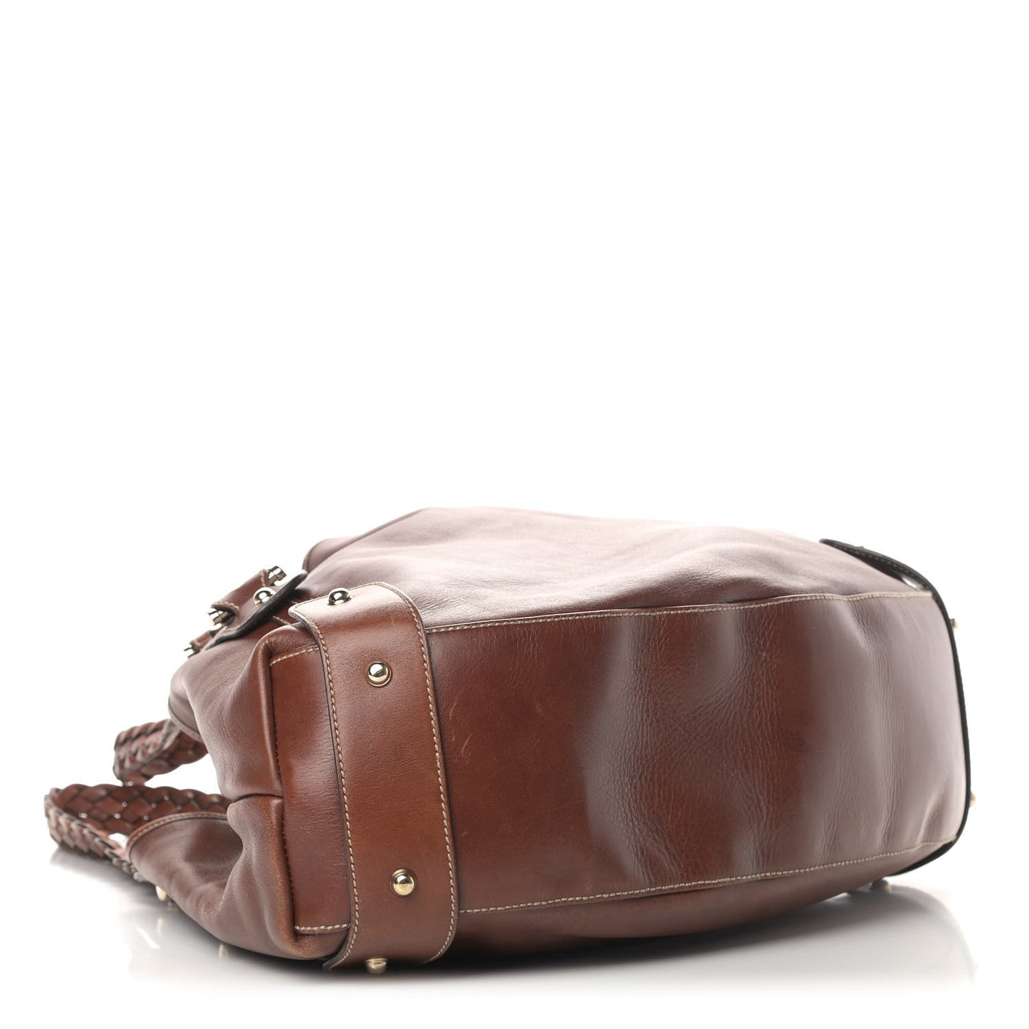 Calfskin Pelham Shoulder Bag Brown
